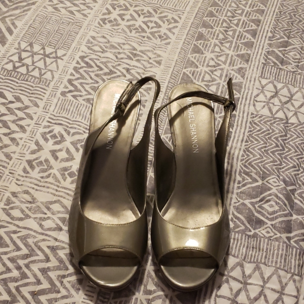 Silver heels
